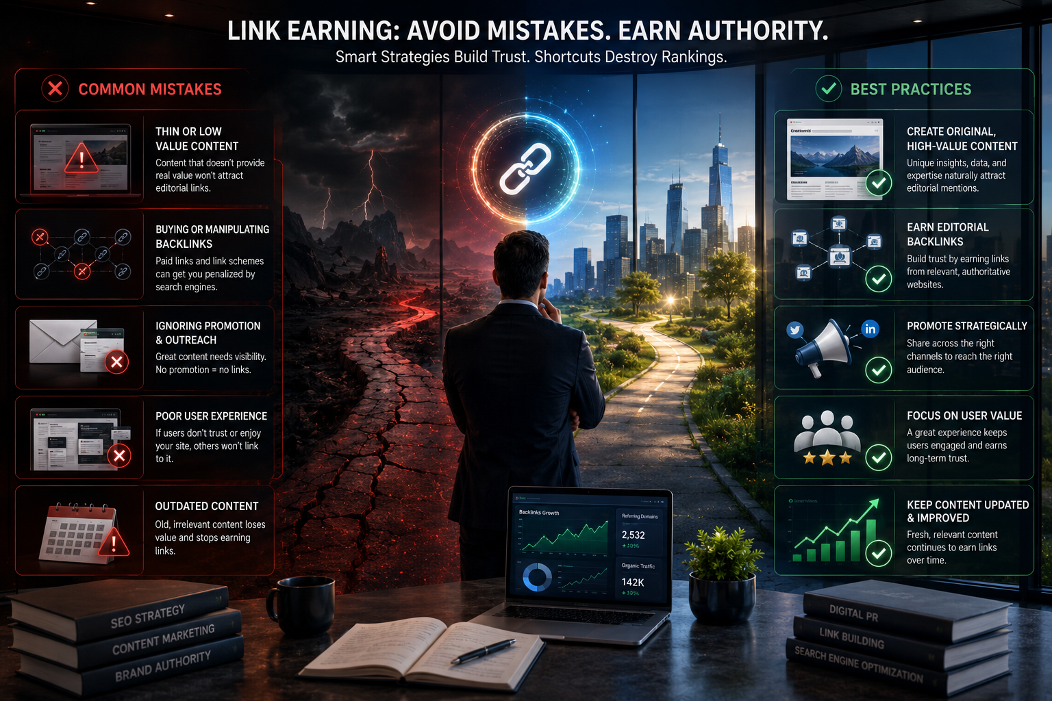 Common link earning mistakes and best practices for earning editorial backlinks