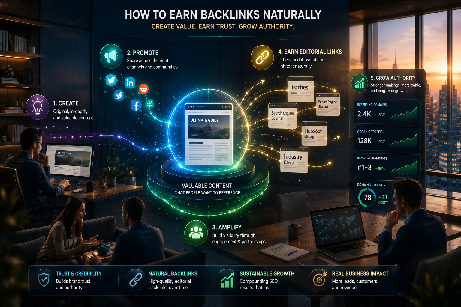 How to earn backlinks naturally through high-quality content and editorial mentions