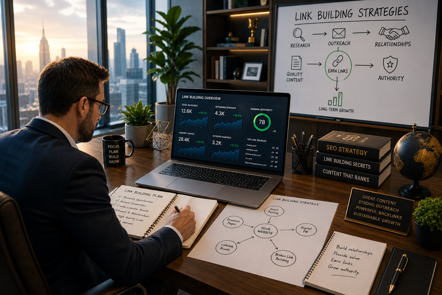 Link Building Strategies driving long-term SEO growth and quality backlinks