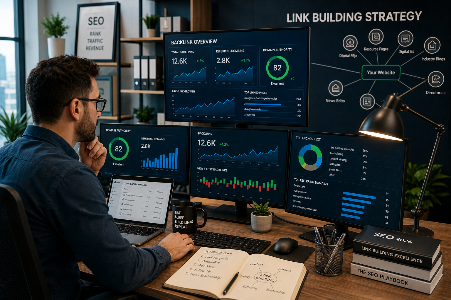 Link Building Strategies expert analyzing backlink opportunities