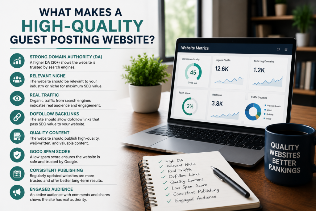 What Makes a High-Quality Guest Posting Website – SEO Quality Checklist