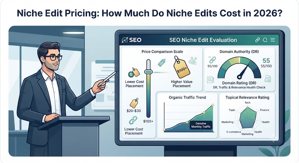NICHE EDIT PRICING 2026