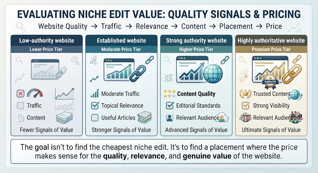 Niche Edit Pricing